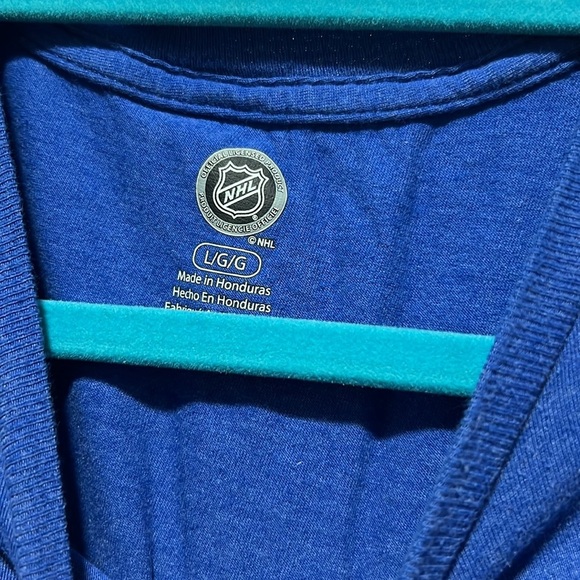 NHL New York Rangers Blue T-Shirt Size Large - Picture 3 of 5